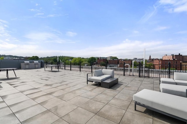 69 Walnut St Unit 4, Brookline, MA 02445 - view of patio / terrace with fence