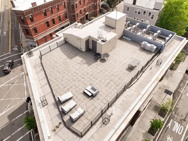 69 Walnut St Unit 4, Brookline, MA 02445 - drone / aerial view