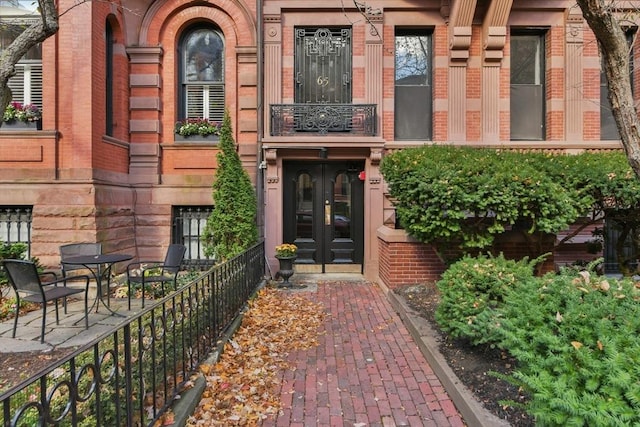 65 Marlborough St Unit 1-6, Boston, MA 02116 - entrance to property featuring french doors and brick siding