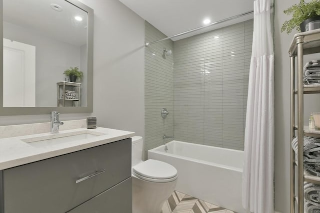 65 Marlborough St Unit 1-6, Boston, MA 02116 - full bath featuring shower / tub combo, vanity, and recessed lighting