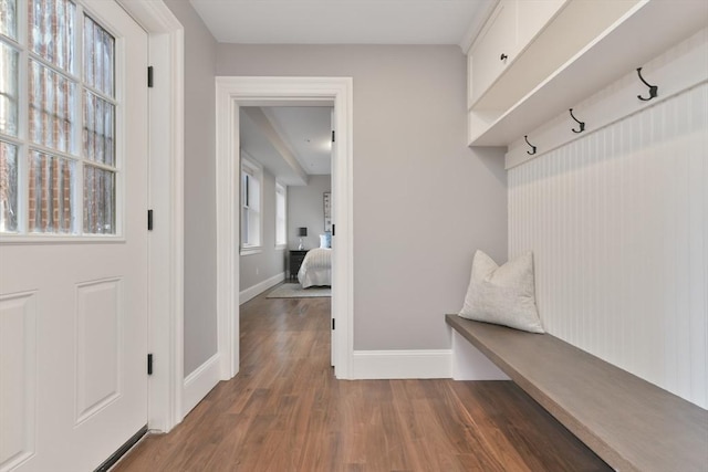 65 Marlborough St Unit 1-6, Boston, MA 02116 - mudroom with wood finished floors and baseboards