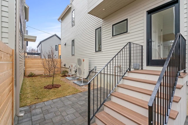 exterior space featuring ac unit