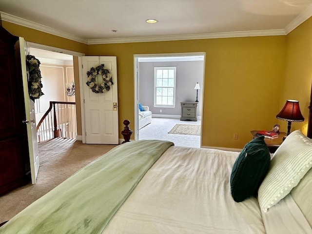6 Everett Cir, Hopkinton, MA 01748 - carpeted bedroom with baseboards and ornamental molding
