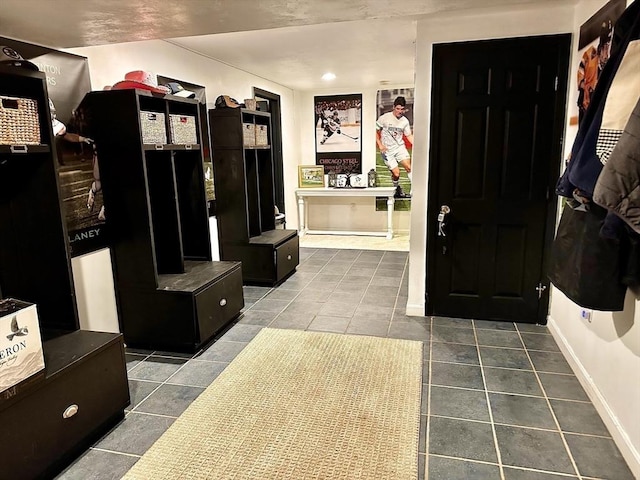 6 Everett Cir, Hopkinton, MA 01748 - mudroom featuring tile patterned floors and baseboards