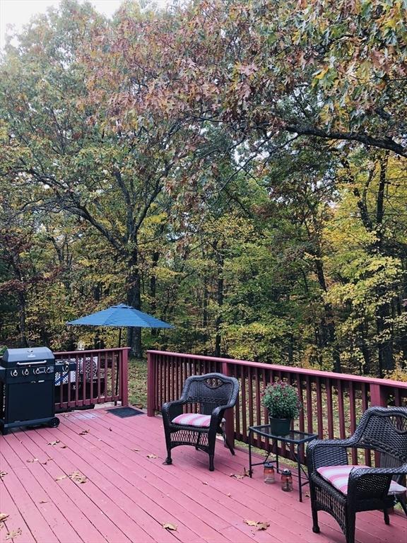 6 Everett Cir, Hopkinton, MA 01748 - wooden deck with area for grilling