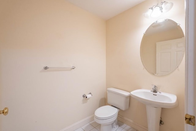 43 Blossom Sq Unit 43, Holden, MA 01520 - half bathroom featuring toilet and tile patterned floors