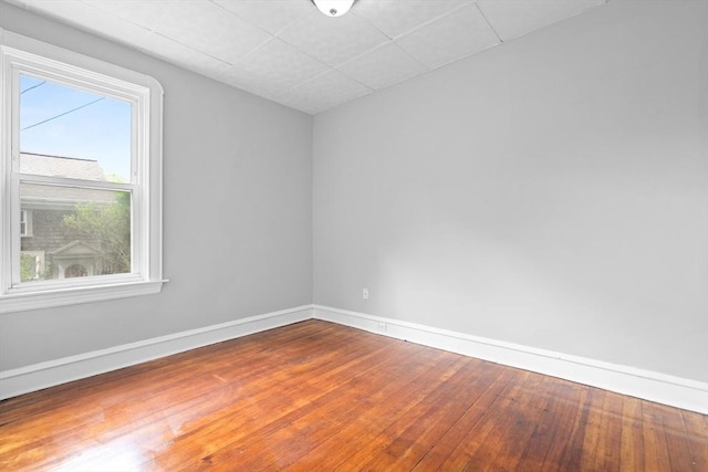 570 William St, Fall River, MA 02721 - spare room featuring baseboards and wood finished floors