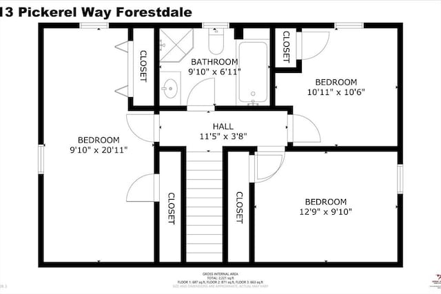 13 Pickerel Way, Sandwich, MA 02644 - room layout
