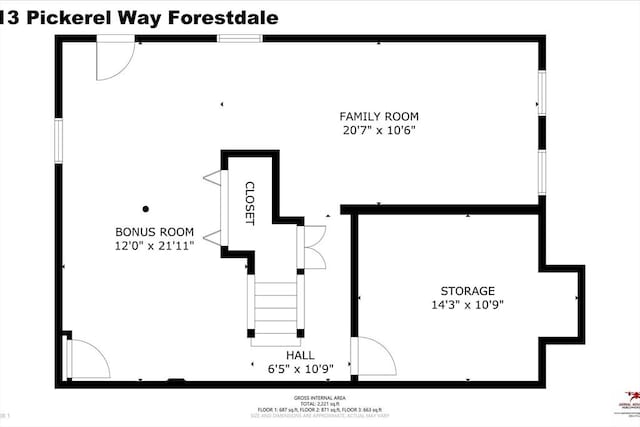 13 Pickerel Way, Sandwich, MA 02644 - floor plan / room layout