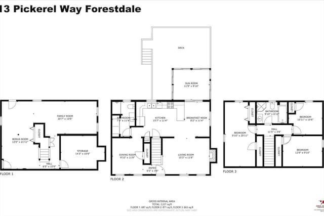 13 Pickerel Way, Sandwich, MA 02644 - home floor plan