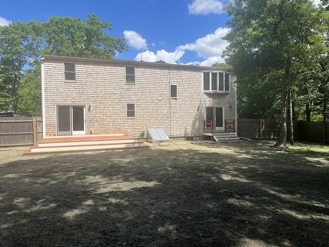 view of rear view of house