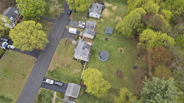 bird's eye view featuring a residential view