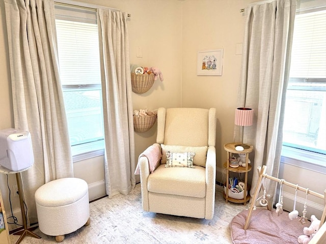 20-A Franklin St, Peabody, MA 01960 - sitting room featuring baseboards and wood finished floors
