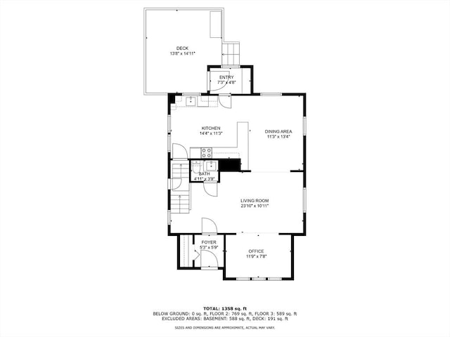 20-A Franklin St, Peabody, MA 01960 - view of property floor plan