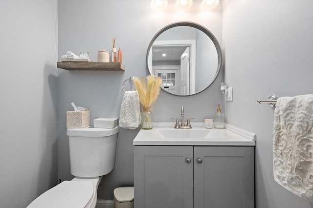 20-A Franklin St, Peabody, MA 01960 - half bathroom with toilet and vanity