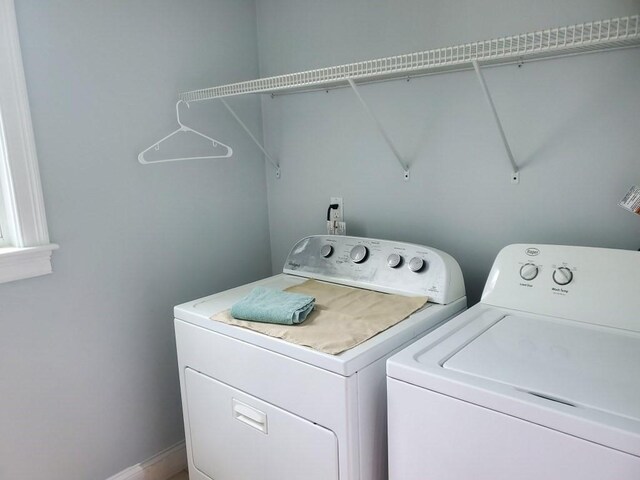 6 Cedar Creek Dr, Attleboro, MA 02703 - clothes washing area with separate washer and dryer and laundry area