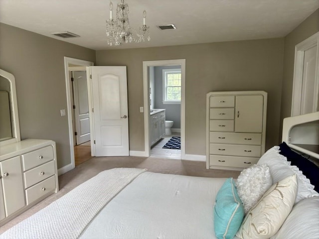 6 Cedar Creek Dr, Attleboro, MA 02703 - bedroom with baseboards, light carpet, and visible vents