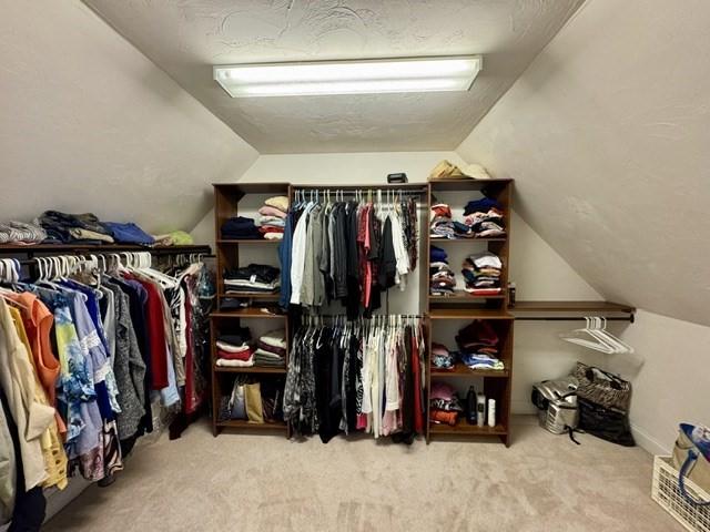 6 Cedar Creek Dr, Attleboro, MA 02703 - spacious closet with vaulted ceiling and carpet flooring