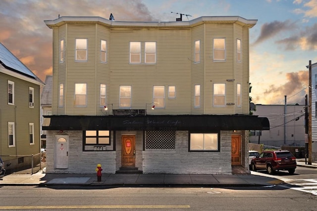 view of front of house featuring stone siding