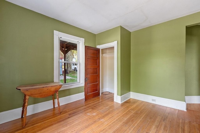 128 7th St, Montague, MA 01376 - unfurnished bedroom featuring baseboards and light wood finished floors