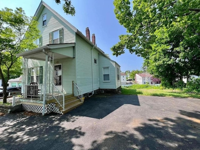 view of rear view of house