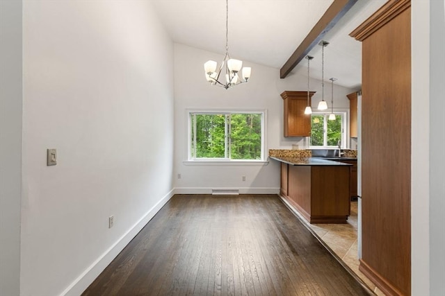 46 Blackmer, Sudbury, MA 01776 - kitchen with plenty of natural light, brown cabinets, and baseboards