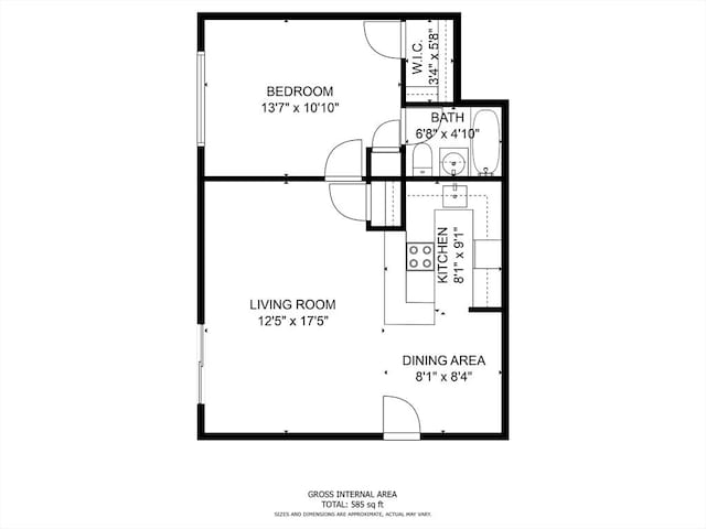 125 Grove St Unit 7, Boston, MA 02132 - view of floor plan / room layout