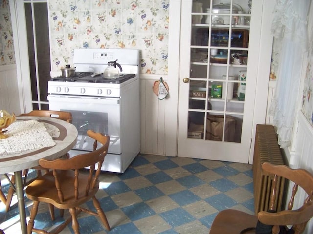 interior space featuring radiator heating unit