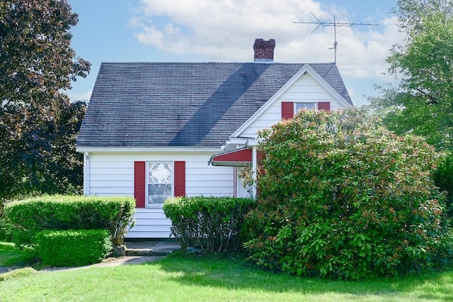 74 W Main St, Westminster, MA 01473 - view of front of house with a chimney and a front lawn