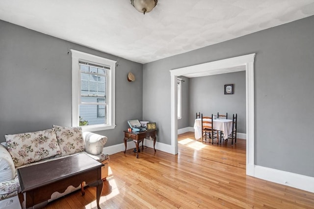 71 Ocean Ave Unit 3, Salem, MA 01970 - sitting room featuring light wood finished floors and baseboards