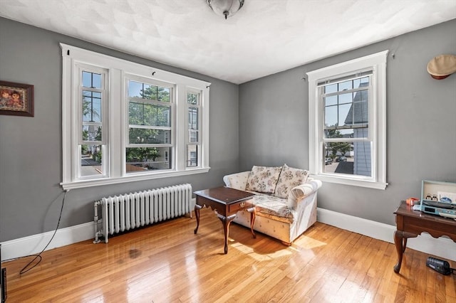 71 Ocean Ave Unit 3, Salem, MA 01970 - sitting room featuring radiator and light wood-style flooring