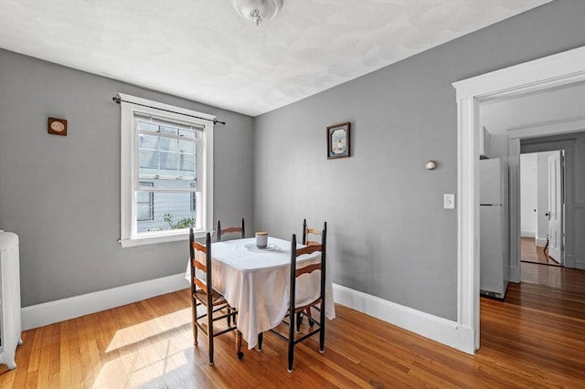 71 Ocean Ave Unit 3, Salem, MA 01970 - dining area featuring wood finished floors and radiator heating unit