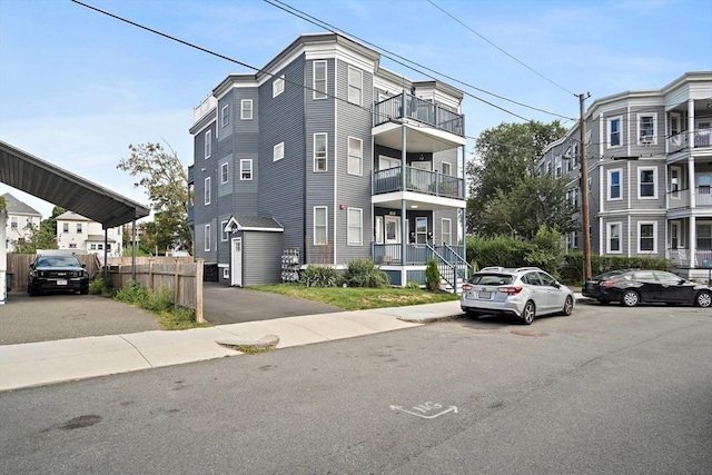 view of front of home