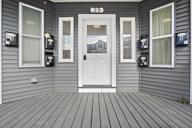 view of entrance to property