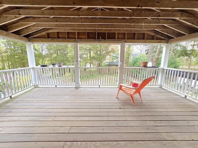 view of deck