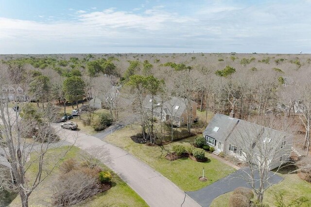 view from above of property
