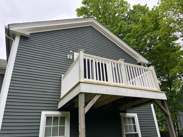 697 Main St, Shrewsbury, MA 01545 - view of home's exterior featuring a balcony