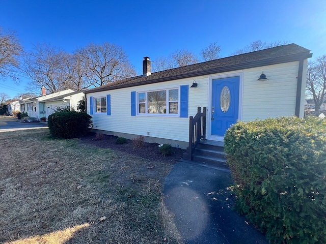 view of front of home