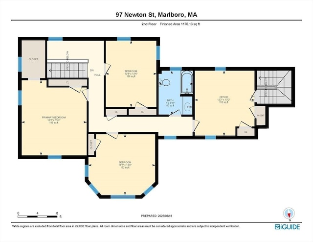 97 Newton St, Marlborough, MA 01752 - view of property floor plan