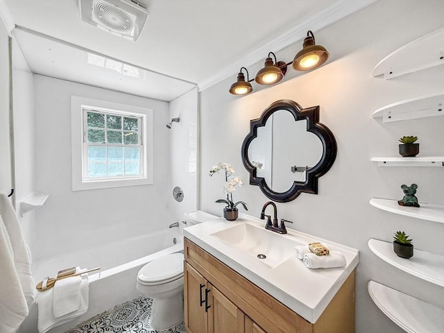 78 Howland Rd, Stoughton, MA 02072 - full bath featuring toilet, vanity, and shower / washtub combination