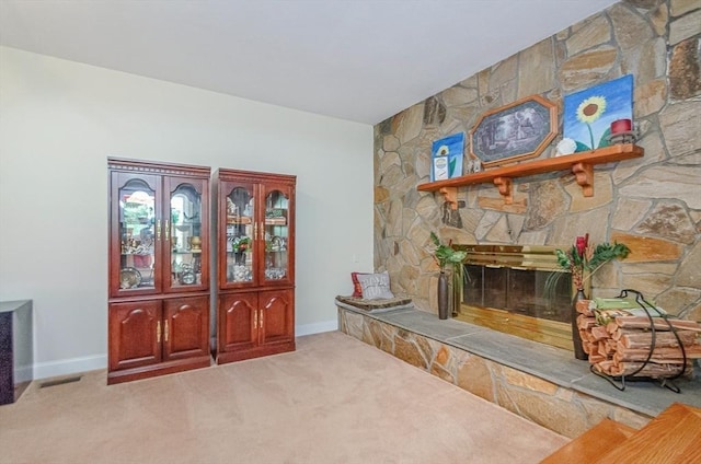 3 Riverside Dr, Mattapoisett, MA 02739 - sitting room featuring carpet floors and baseboards
