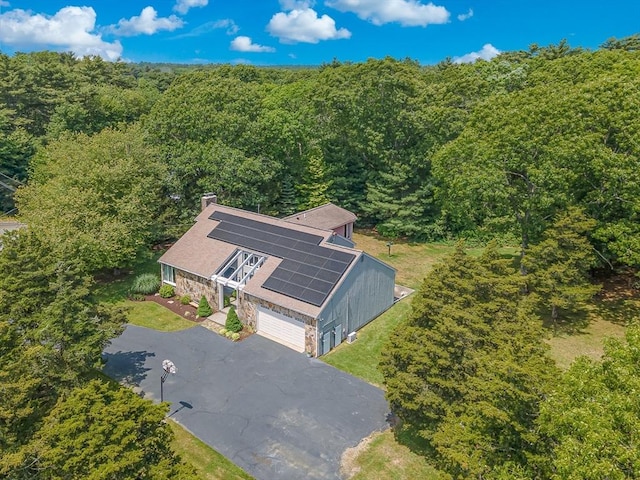 3 Riverside Dr, Mattapoisett, MA 02739 - aerial view of property and surrounding area with a heavily wooded area