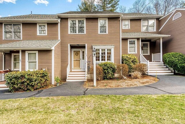 multi unit property with roof with shingles