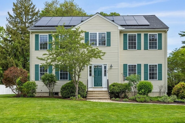45 Taylor Rd, Maynard, MA 01754 - view of front of property featuring solar panels