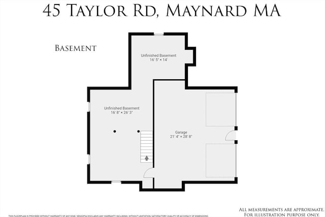 45 Taylor Rd, Maynard, MA 01754 - room layout