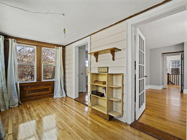 interior space featuring french doors