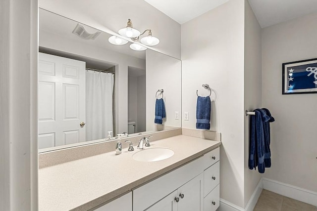 49 Intrepid Cir Unit 49, Marblehead, MA 01945 - full bath featuring vanity, tile patterned flooring, and baseboards