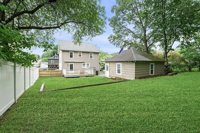 47 Moffatt Rd, Salem, MA 01970 - rear view of house featuring a wooden deck