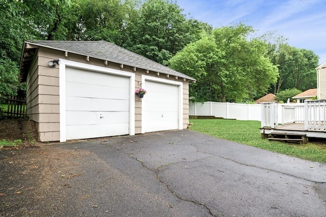 47 Moffatt Rd, Salem, MA 01970 - view of detached garage