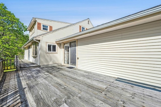 view of deck
